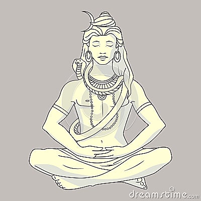 Shiva Vector Illustration