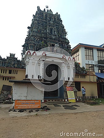 Shiva temple kerala city of heavens city of god& x27;s place Editorial Stock Photo
