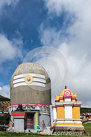 Shivalingam shrine near village of Valparai. Editorial Stock Photo