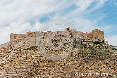 Shobak crusader castle fortress Jordan Stock Photo