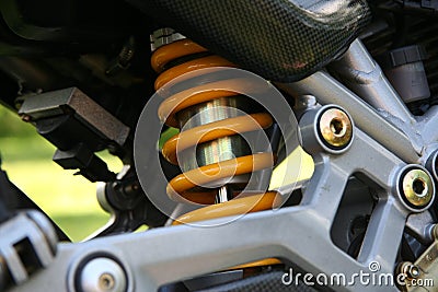 Shock Absorber Stock Photo