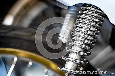 Shock Absorber Stock Photo