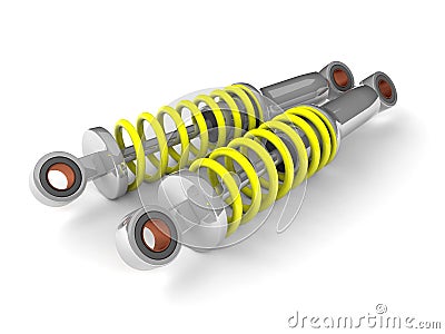 Shock absorber Stock Photo