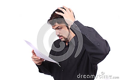 Shocking Bills Stock Photo