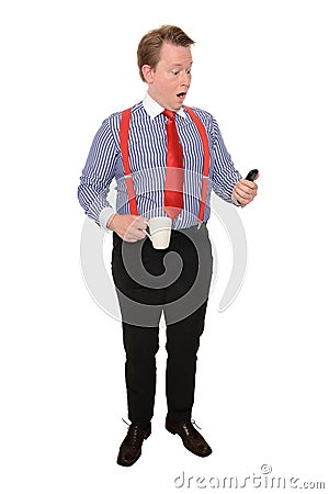 Shocking news Stock Photo