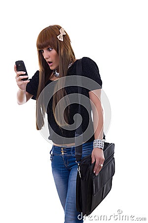 Shocking news Stock Photo