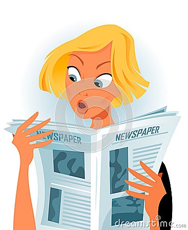 Shocking news vector Vector Illustration