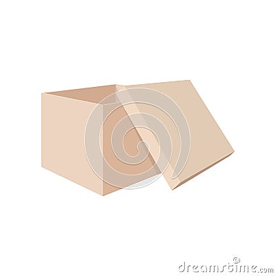 Shoe box cartoon icon Stock Photo