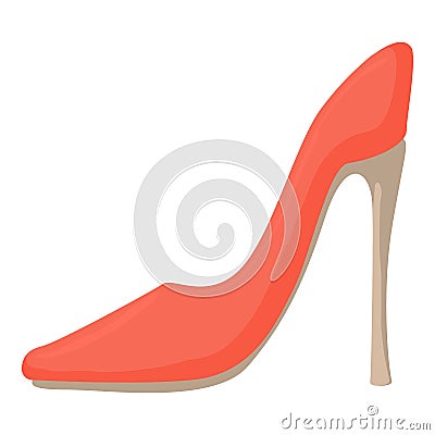 Shoe icon, cartoon style Vector Illustration