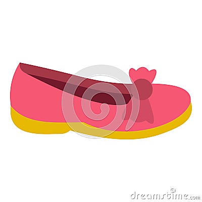 Shoe icon isolated Vector Illustration