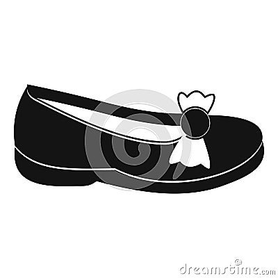 Shoe icon, simple style Vector Illustration