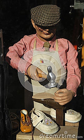 Shoe-maker Stock Photo