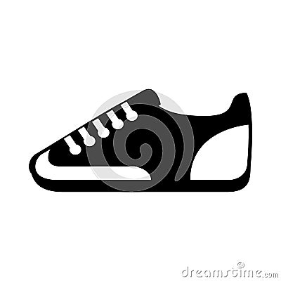 Shoe sport isolated icon Vector Illustration