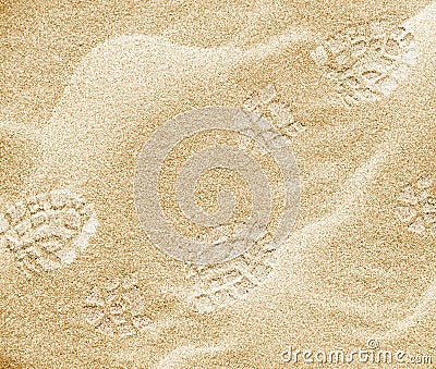 Shoeprints Stock Photo