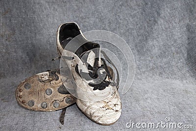 Shoes soccer Stock Photo