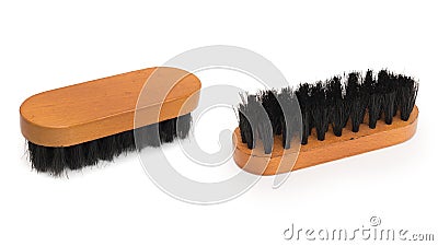 Shoeshine Brush Stock Photo