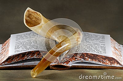 Shofar Stock Photo