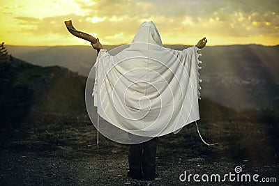 Shofar Stock Photo