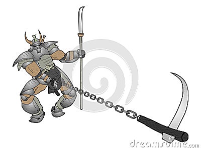 Shogun illustration Cartoon Illustration