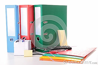 Shool or business accessories Stock Photo