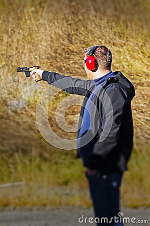 Shooting Range Stock Photo