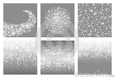 Shooting shining star with Elegant Trail - Meteoroid, Comet, Asteroid, Stars. Abstract Star burst. Falling snowflakes Vector Illustration