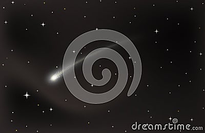 Shooting star Stock Photo