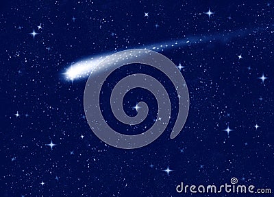 Shooting star Vector Illustration