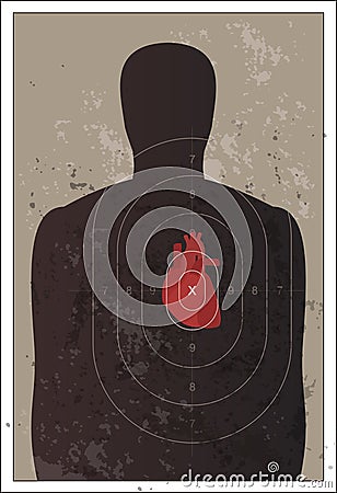 Shooting target Stock Photo