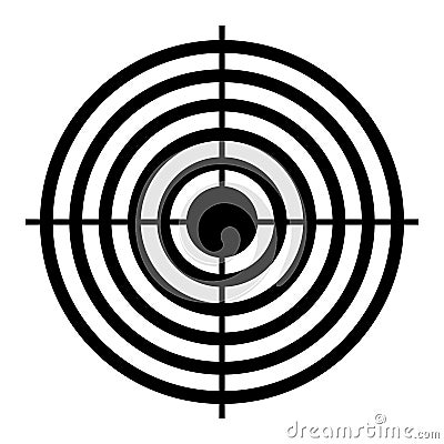 Shooting target aim Vector Illustration