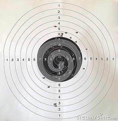 Shooting target Stock Photo