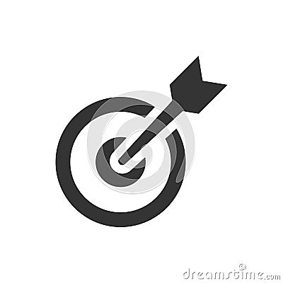 Shooting target icon Vector Illustration