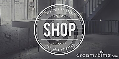 Shop Business Commerce Market Sale Retail Concept Stock Photo