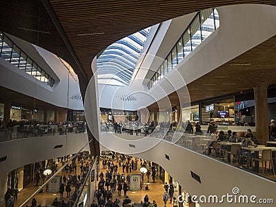 Shop center at Citylife, Milan Editorial Stock Photo