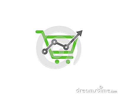 Shop Report Icon Logo Design Element Vector Illustration