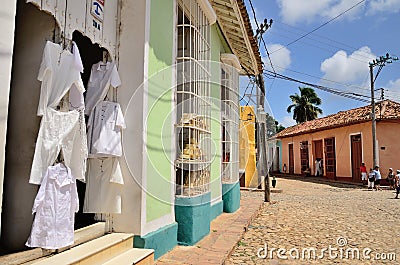 Shop in Trinidad, Cuba Editorial Stock Photo