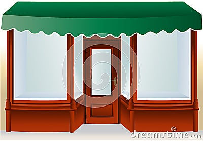 Shop window Vector Illustration