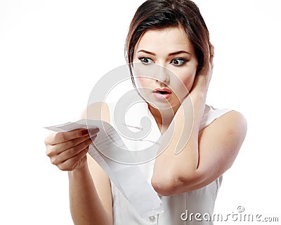 Shopaholic overspending Stock Photo