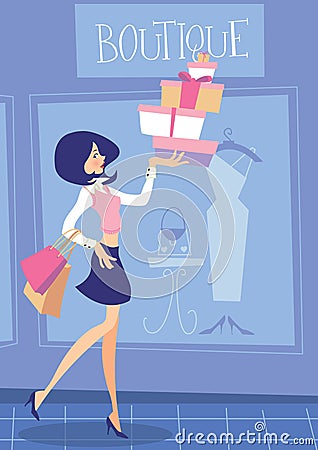 Shopping Stock Photo