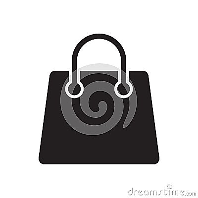 Shopping bag icon Cartoon Illustration