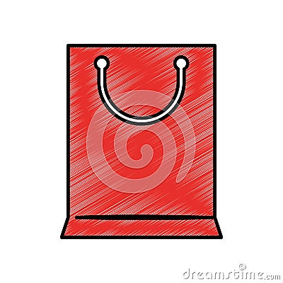 Shopping bag isolated icon Vector Illustration