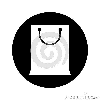 Shopping bag isolated icon Vector Illustration