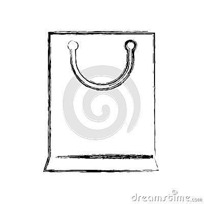 Shopping bag isolated icon Vector Illustration