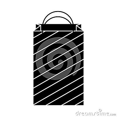 Shopping bag isometric icon Vector Illustration