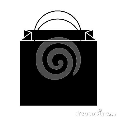 Shopping bag isometric icon Vector Illustration