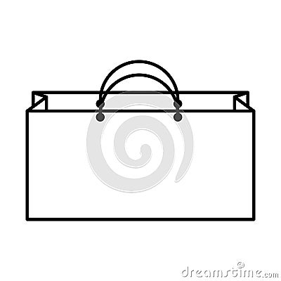 Shopping bag isometric icon Vector Illustration