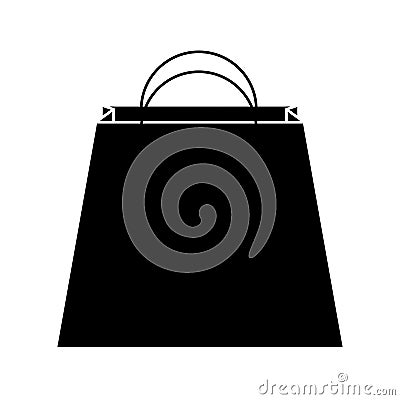 Shopping bag isometric icon Vector Illustration