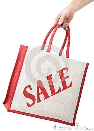 Shopping bag sales Stock Photo