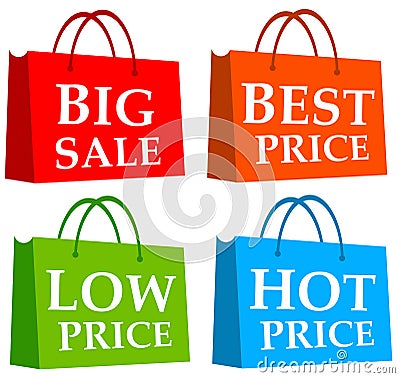 Shopping bags Stock Photo