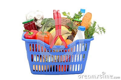 Shopping Basket Stock Photo
